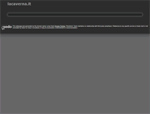 Tablet Screenshot of lacaverna.it